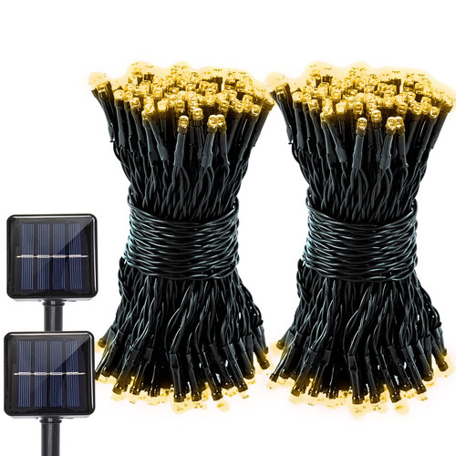 Hemasxing Solar String Lights Outdoor Waterproof 2 Pack 66ft 200LED Solar Christmas Lights 8 Modes Solar Twinkle Lights for Xmas Tree, Patio, Garden, Wedding, Party Decorations (Warm White) Hemasxing Solar String Lights Outdoor Waterproof 2 Pack 66ft 200LED Solar Christmas Lights 8 Modes Solar Twinkle Lights for Xmas Tree, Patio, Garden, Wedding, Party Decorations (Warm White)