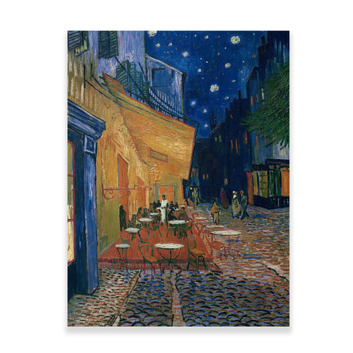 Van Gogh Canvas Wall Art - Cafe Terrace At Night Print Poster - Vincent Van Gogh Oil Paintings Reproduction Starry Night Blue Sky Cityscape Picture for Living Room, Bedroom Home Decoration Unframed(Cafe Terrace at Night,12x16in/30x40cm) Van Gogh Canvas Wall Art - Cafe Terrace At Night Print Poster - Vincent Van Gogh Oil Paintings Reproduction Starry Night Blue Sky Cityscape Picture for Living Room, Bedroom Home Decoration Unframed(Cafe Terrace at Night,12x16in/30x40cm)
