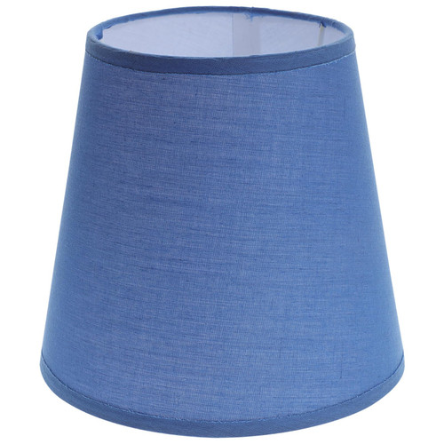 Veemoon Chandelier Lamp Shades Cloth Drum Lamp Shade Cover Barrel Lampshade Clip On Light Covers for Table Floor Wall Lamp Pendant Lamp Blue