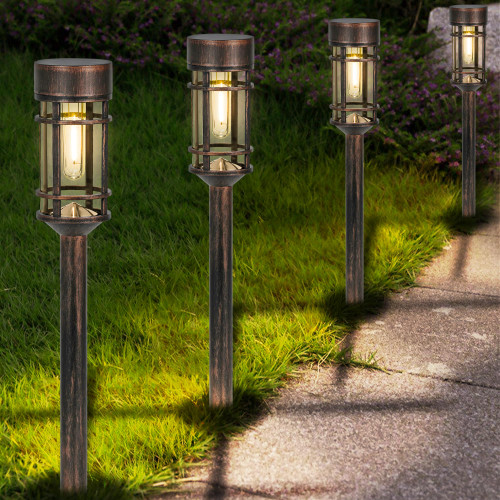 Solar Lights for Outside?6 Pack Solar Pathway Lights Outdoor Waterproof, Solar Landscape Lights for Garden Yard Patio Path Walkway Sidewalk Driveway Lawn Decor Solar Lights for Outside?6 Pack Solar Pathway Lights Outdoor Waterproof, Solar Landscape Lights for Garden Yard Patio Path Walkway Sidewalk Driveway Lawn Decor