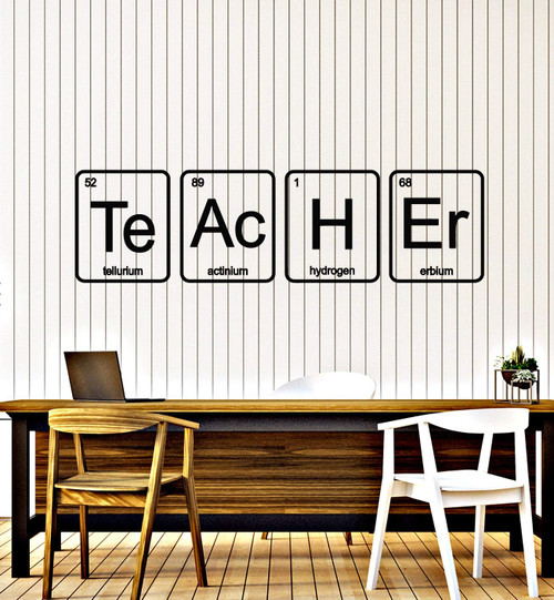 DesignToRefine Vinyl Wall Decal Teacher School Chemistry Laboratory Science Class Stickers Mural Large Decor (g1099) Black DesignToRefine Vinyl Wall Decal Teacher School Chemistry Laboratory Science Class Stickers Mural Large Decor (g1099) Black