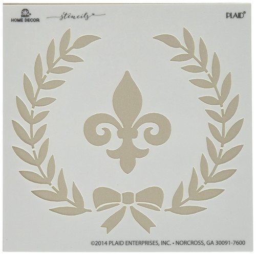 FolkArt Home Decor Stencil, Parisian Crest