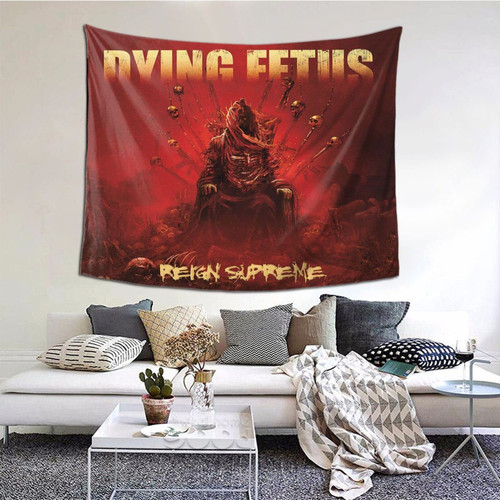 Dying Fetus Tapestry Idea Art Wall Hanging Tapestry College Dorm Bedroom Living Room Home Decoration 60x51inch