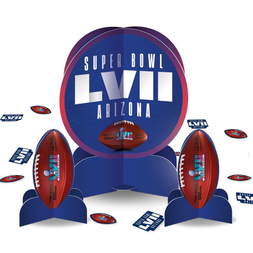 Amscan Super Bowl LVII Table Decorating Kit - 12 4/5' | Multicolor | 1 Pc.