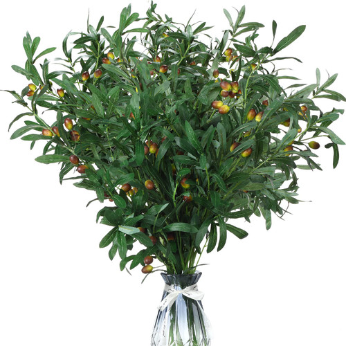 SATINIOR 12 Pcs 43'' Large Olive Branches for Vases Faux Artificial Olive Branch Stems Olive Tree Branches with Green Leaves and Fruits Fake Olive Plant for Home Office Indoor Wedding Greenery Decor SATINIOR 12 Pcs 43'' Large Olive Branches for Vases Faux Artificial Olive Branch Stems Olive Tree Branches with Green Leaves and Fruits Fake Olive Plant for Home Office Indoor Wedding Greenery Decor