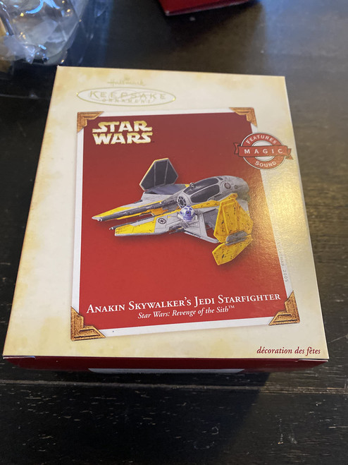 Anakin Skywalkers's Jedi Starfighter Star Wars: Revenge of the Sith 2005 Hallmark Keepsake Ornament QXI6192