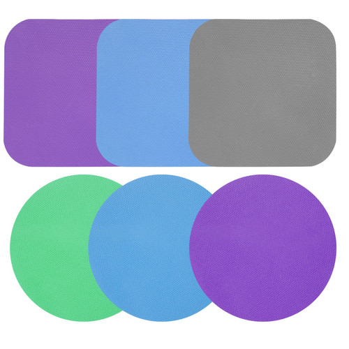 Fantasyon 6pcs Jar Opener Gripper Pads Multifunctional Rubber Jar Gripper Pad for Seniors with Arthritis Weak Hands Kitchen Coaster