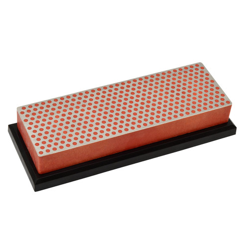 DMT (Diamond Machining Technology) 6-inch Diamond Whetstone Sharpening Stone with Plastic Case - Fine, W6FP