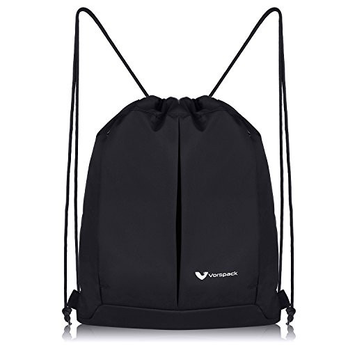 Drawstring Backpack Sports Gym Waterproof String Bag Cinch Sack Sports Sackpack Gymsack for Men and Women