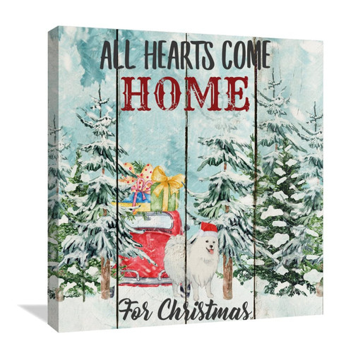 Merry Christmas Dog Quote Canvas Wall Art Picture Poster Print Abstract Canvas Wall Art Hanging Stretched And Framed Canvas Art Modern Home Accent Wall Decoration for Office Bathroom Ready to Hang