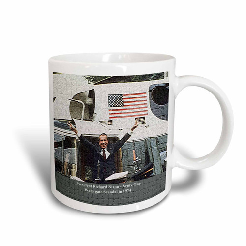 3dRose President Richard Nixon Mug, 15 oz, Ceramic