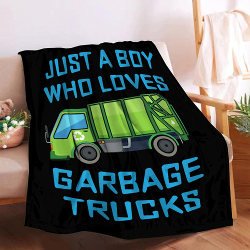 Boy Who Loves Garbage Trucks Blanket Soft Blankets and Throws Flannel Cozy Lightweight Quilt Gift Perfect for Bed Sofa Couch-80 x60 Large for Adult Boy Who Loves Garbage Trucks Blanket Soft Blankets and Throws Flannel Cozy Lightweight Quilt Gift Perfect for Bed Sofa Couch-80 x60 Large for Adult