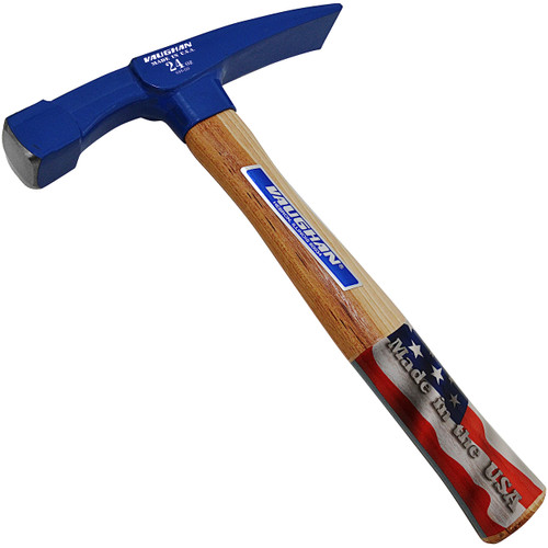 Vaughan 17810 BL24 24 oz Hickory Handle Brick Hammer