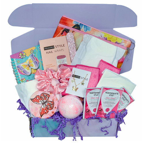 Teen Girl Period Kit, First Period Kit For Girls 10-12, Teen Period Box, Mensuration Kit, Puberty Gift, Welcome To Womanhood Gifts, Before Your Tween Daughter Becomes A Woman, Tween Girl Period Gift Teen Girl Period Kit, First Period Kit For Girls 10-12, Teen Period Box, Mensuration Kit, Puberty Gift, Welcome To Womanhood Gifts, Before Your Tween Daughter Becomes A Woman, Tween Girl Period Gift