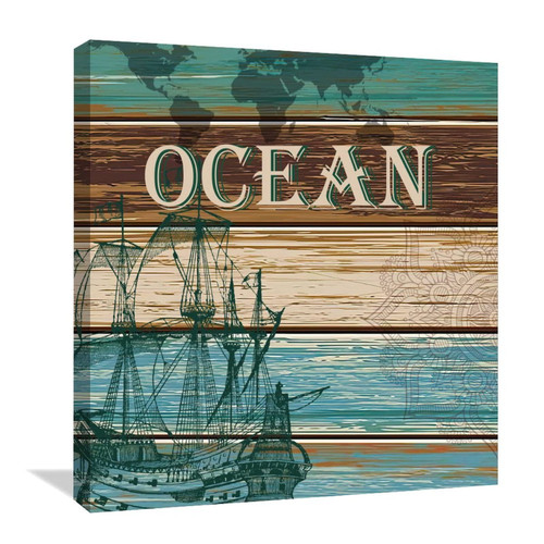 Nautical Anchor Ship Canvas Wall Art Country Canvas Painting Print Wall Hanging Hanging Framed Painting Print on Canvas Motivational Wall Decorations for Living Room Farmhouse Farmhouse