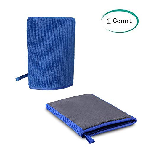 GCGZ Clay Mitt, Fine Grade Clay Bar Mitt Surface Prep Mitt Finish Clay Bar Mitt Wash Mitt Clay Eraser Mitt for Car Detailing Clay Bar Alternative Novel Detailing Tool & Kit,1-Pack