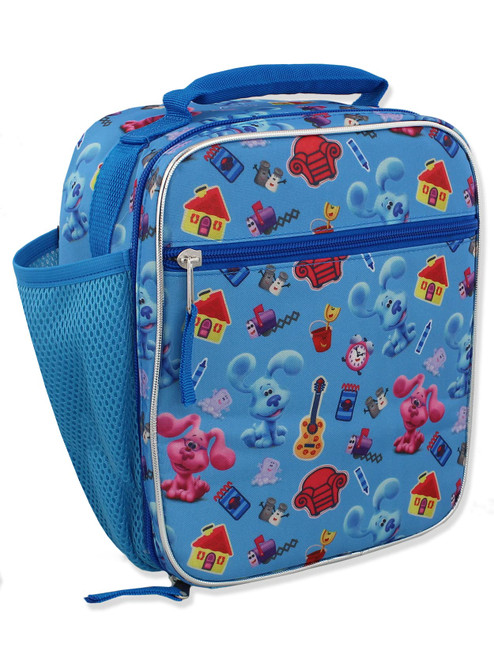 Nickelodeon Blue's Clues & You Girls Boys Soft Insulated School Lunch Box (One Size, Blue)