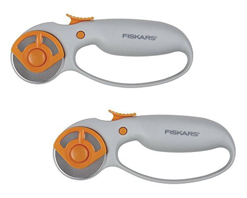 Fiskars 45mm Contour Rotary Cutter - 2 Cutters