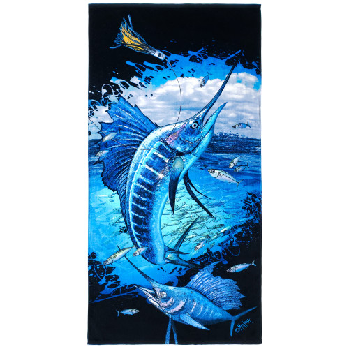 Beachland Blue Marlin Beach Towel 30 x 60 inch Fishing 100% Cotton (1 Towel 30" x 60, Marlin) Beachland Blue Marlin Beach Towel 30 x 60 inch Fishing 100% Cotton (1 Towel 30" x 60, Marlin)