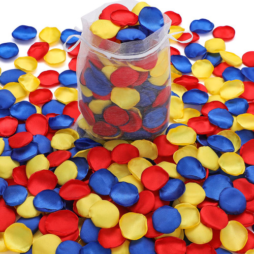 Serwalin 300Pcs Silk Rose Petals Artificial Flower Petals for 4th of July Decorations Fake Rose Red Blue Petals Proposal for Wedding Flower Girl Basket Aisle Runner Bridal Shower (3 Color Mixes) Serwalin 300Pcs Silk Rose Petals Artificial Flower Petals for 4th of July Decorations Fake Rose Red Blue Petals Proposal for Wedding Flower Girl Basket Aisle Runner Bridal Shower (3 Color Mixes)
