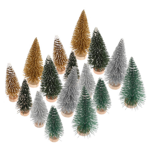 BESTOYARD 16pcs Christmas Tree Micro Landscape Fireplace Decor Mini Fake Plant Home Decorations Miniature Scenes Trees Frosted Sisal Trees Mini Xmas Tree Tabletop Xmas Tree Tabletop Trees BESTOYARD 16pcs Christmas Tree Micro Landscape Fireplace Decor Mini Fake Plant Home Decorations Miniature Scenes Trees Frosted Sisal Trees Mini Xmas Tree Tabletop Xmas Tree Tabletop Trees