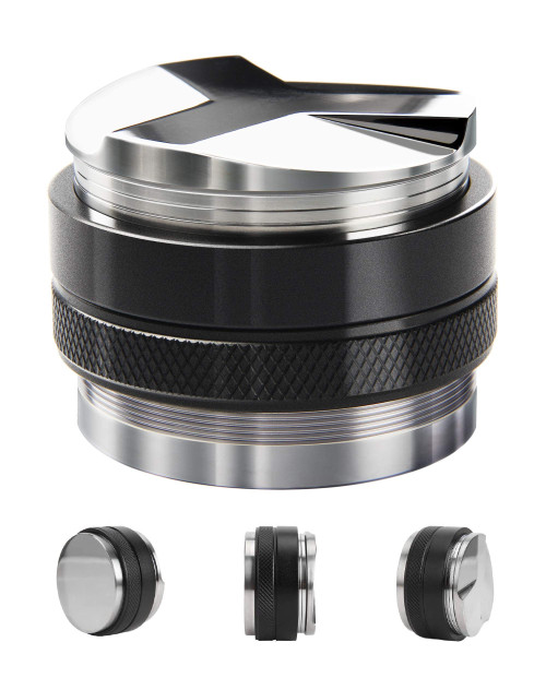 58mm Coffee Distributor/leveler & Tamper, Dual Head Coffee Leveler Fits for Breville Portafilter,Professional Espresso Distributor Leveler Tool (58MM, Black) 58mm Coffee Distributor/leveler & Tamper, Dual Head Coffee Leveler Fits for Breville Portafilter,Professional Espresso Distributor Leveler Tool (58MM, Black)