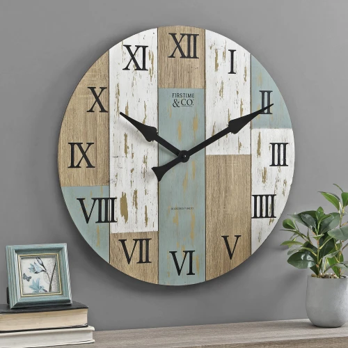 FirsTime & Co. Timberworks Wall Clock, 27 inches, (Model: 31016)