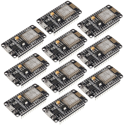 10Pcs ESP8266 CP2102 ESP-12E NodeMcu LUA Internet WiFi Development Board Open Source Serial Internet Wireless Module for IDE Micropython