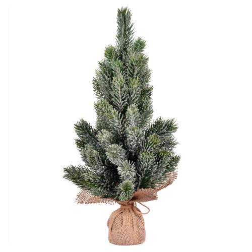 Vickerman 19" Frosted Spruce Sapling Artificial Christmas Tree, Unlit - Faux Spruce Christmas Tree - Seasonal Indoor Home Decor Vickerman 19" Frosted Spruce Sapling Artificial Christmas Tree, Unlit - Faux Spruce Christmas Tree - Seasonal Indoor Home Decor