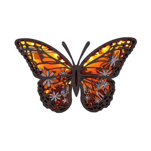3D Wooden Animals Carving LED Night Light, Wood Carved Lamp Modern Festival Decoration Home Decor Desktop Desk Table Living Room Bedroom Office Farmhouse Shelf Statues Perfect Gifts(Monarch Butterfly) 3D Wooden Animals Carving LED Night Light, Wood Carved Lamp Modern Festival Decoration Home Decor Desktop Desk Table Living Room Bedroom Office Farmhouse Shelf Statues Perfect Gifts(Monarch Butterfly)