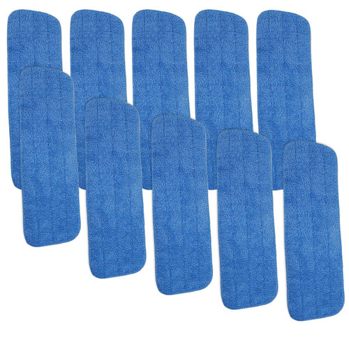 AYSUM 10 Pack Spray Mop Replacement Heads for Wet/Dry Mops, Reusable Microfiber Mop Pads Compatible with Bona Floor Care System - Blue AYSUM 10 Pack Spray Mop Replacement Heads for Wet/Dry Mops, Reusable Microfiber Mop Pads Compatible with Bona Floor Care System - Blue
