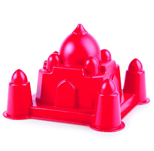 Hape Beach Toy Taj Mahal Sand Shaper Mold Toys, Red