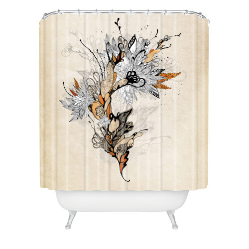 Deny Designs Iveta Abolina Floral 1 Shower Curtain, 69" x 72"