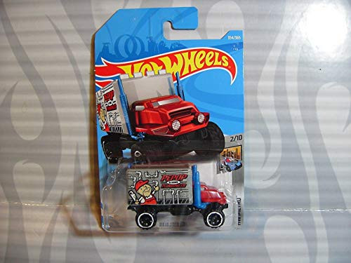 HOT Wheels Baja Hauler ( Truck) RED Gray 50th HOT Wheels 354/365 (Pepop & Son Plumbing CO.)