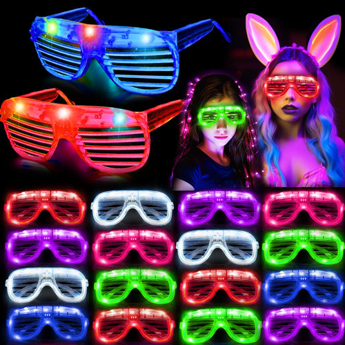 36 Pack LED Glasses Glow Sticks Glasses Halloween Party Favors Glow In The Dark Party Supplies for Kids Adults Rave Neon Flashing Sunglasses Light Up Toys Gifts for Halloween Birthday Carnival Party 36 Pack LED Glasses Glow Sticks Glasses Halloween Party Favors Glow In The Dark Party Supplies for Kids Adults Rave Neon Flashing Sunglasses Light Up Toys Gifts for Halloween Birthday Carnival Party