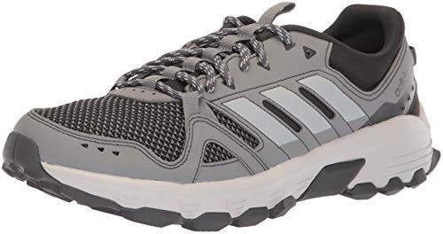 adidas Men's Rockadia Trail Running Shoe Grey/Carbon, 11 M US