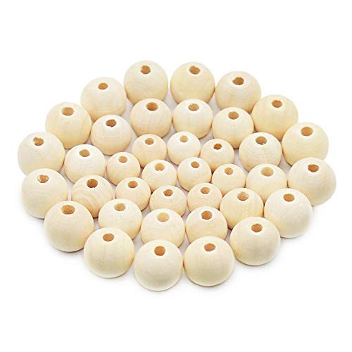 Hagao Unfinished Wood Beads Natural Color Round Ball Wood Spacer Beads DIY Loose Wooden Beads for Jewelry Making Bracelet Spacer Charms (10mm 12mm 14mm 300pcs) Hagao Unfinished Wood Beads Natural Color Round Ball Wood Spacer Beads DIY Loose Wooden Beads for Jewelry Making Bracelet Spacer Charms (10mm 12mm 14mm 300pcs)