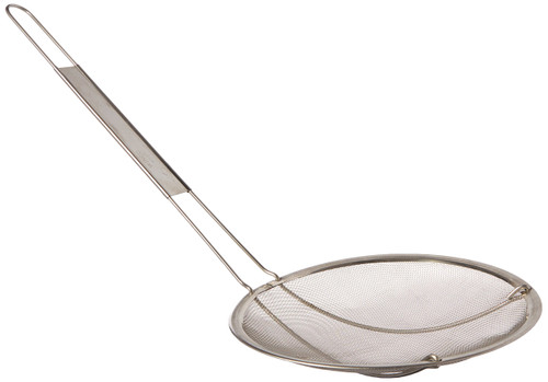 Winco Stainless Steel Strainer, 6.5-Inch Diameter, Course Mesh, Medium