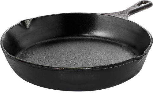 Utopia Kitchen - Saute Fry Pan - Chefs Pan, Pre-Seasoned Cast Iron Skillet - Nonstick Frying Pan 8 Inch - Safe Grill Cookware for indoor & Outdoor Use - Cast Iron Pan (Black)