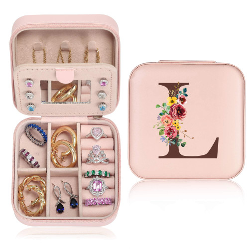 Parima Travel Jewelry Case Jewelry Box - Small Initial Jewelry Boxes Jewelry Organizer Travel Essentials Gifts for Women Mom Friends Female Birthday Her Bridesmaids Teen Girls Teenage Gifts Idea Parima Travel Jewelry Case Jewelry Box - Small Initial Jewelry Boxes Jewelry Organizer Travel Essentials Gifts for Women Mom Friends Female Birthday Her Bridesmaids Teen Girls Teenage Gifts Idea