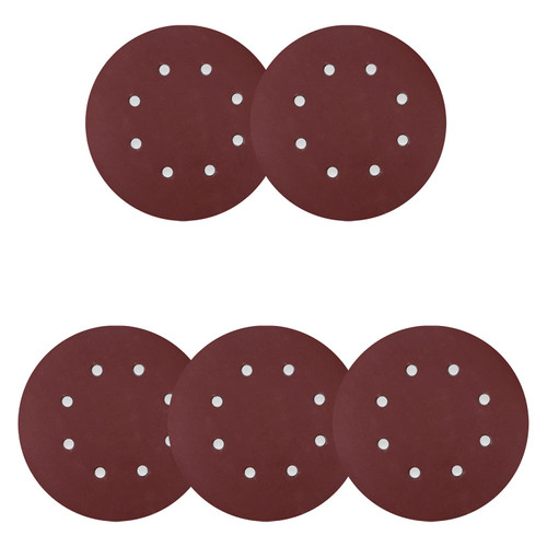 Utoolmart 10pcs 7 Inch 8 Hole Hook and Loop Sanding Disc 400Grit Flocking Sandpaper for Random Orbit Sander