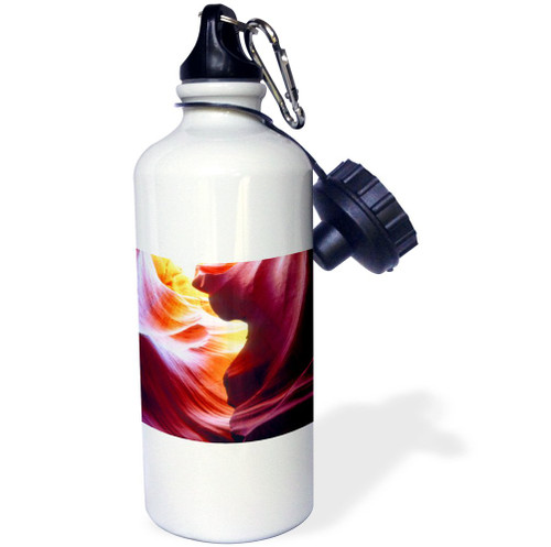 3dRose USA, Arizona, Antelope Slot Canyon. -Sports Water Bottle, 21oz , 21 oz, Multicolored