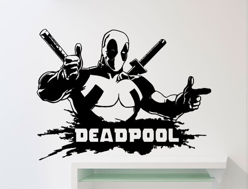 Dead Pool Wall Decal Superhero Comics Vinyl Sticker Home Nursery Kids Boy Girl Room Wall Art Decor Any Room Mural Vinyl Sticker 276su Dead Pool Wall Decal Superhero Comics Vinyl Sticker Home Nursery Kids Boy Girl Room Wall Art Decor Any Room Mural Vinyl Sticker 276su