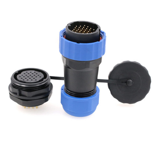 SZRMCC SD28 Aviation Connector 28mm Waterproof Industrial Circular Aviation Power Connector Plug(Female)-Socket(Male) Power Connector (26pin 5A)