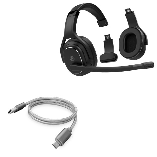 BoxWave Cable Compatible with Rand McNally ClearDryve 220 - Micro USB DuraCable, Braided Micro USB Charging Cable for Rand McNally ClearDryve 220 - Space Grey