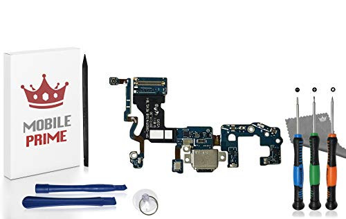 MOBILEPRIME Replacement Charging Charge Port Flex Cable with Certified Pro-Series Repair Tools for Samsung Galaxy S9 G960F MOBILEPRIME Replacement Charging Charge Port Flex Cable with Certified Pro-Series Repair Tools for Samsung Galaxy S9 G960F