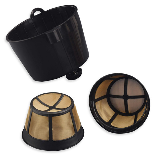 990117900 Coffee Maker Brew Basket & Reusable 8-12 Cup Basket Coffee Filter Kit for Hamilton Beach FlexBrew Coffeemaker Models 49980 49980Z 49983 49983S (Basket & 2 Filter)