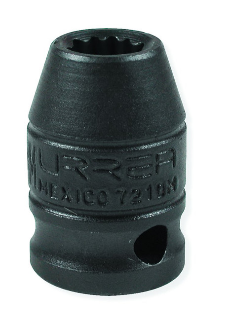 Urrea 7208H 3/8-Inch Drive 6-Point 1/4-Inch Impact Socket