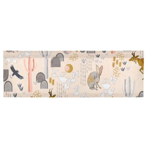 Augenstern Window Topper Curtain Sonoran-Sunrise-Arizona 54x18 inch Valance Short Curtain for Kitchen Windows/Bathroom/Living Room/Bedroom