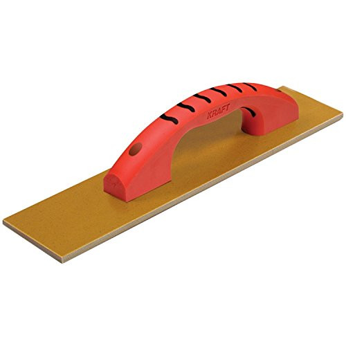 Kraft Tool Co. CF531PF Kraft Tool Laminated Canvas-Resin Hand Float with ProForm Soft Grip Handle, 16 x 5-Inch